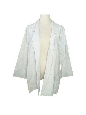 VTG Courtney Blake Open Front Woven Blazer Extra Large